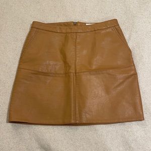 Cotton Club leather skirt